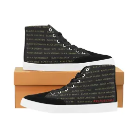 BLACK MAGIC WOMEN'S HI-TOP SHOES
