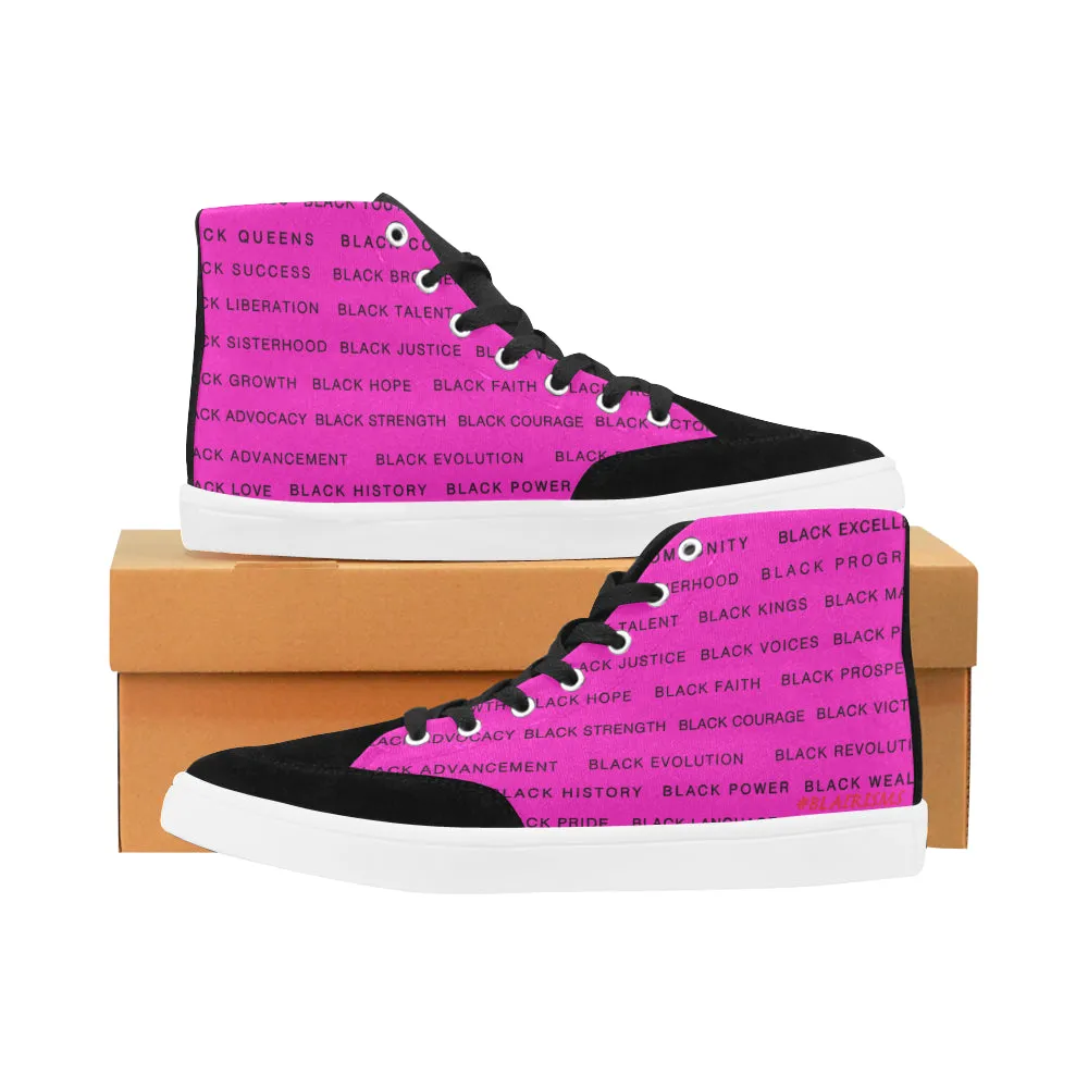 BLACK MAGIC WOMEN'S HI-TOP SHOES