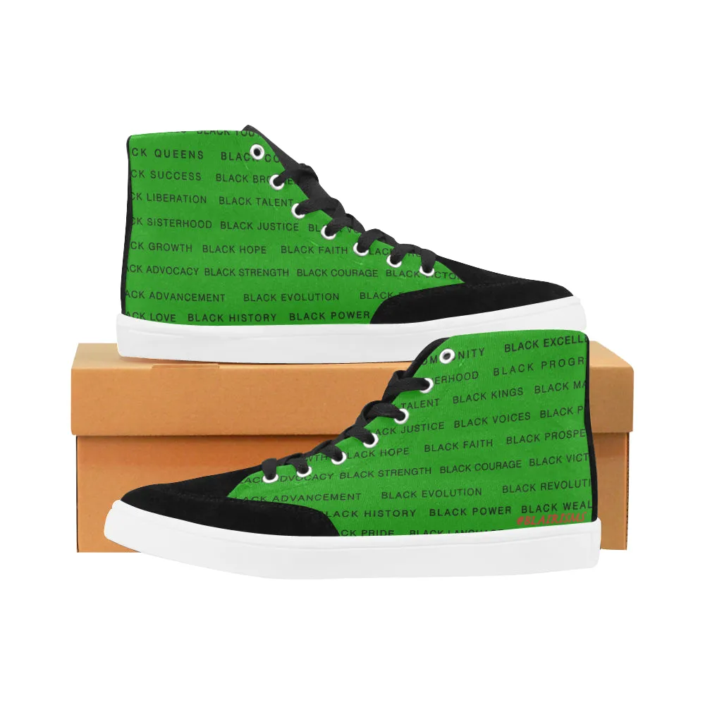 BLACK MAGIC WOMEN'S HI-TOP SHOES