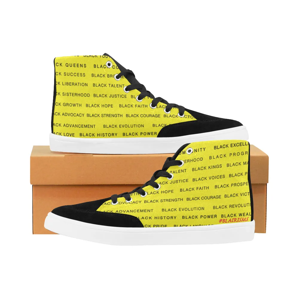 BLACK MAGIC WOMEN'S HI-TOP SHOES