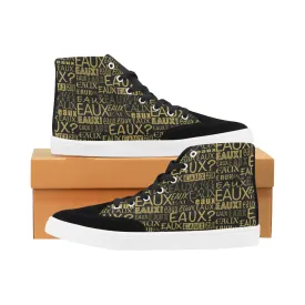 GOLD ALLEAUXVER MEN'S HI-TOP SHOES