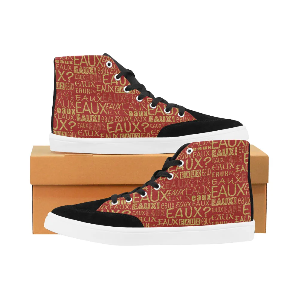 GOLD ALLEAUXVER MEN'S HI-TOP SHOES