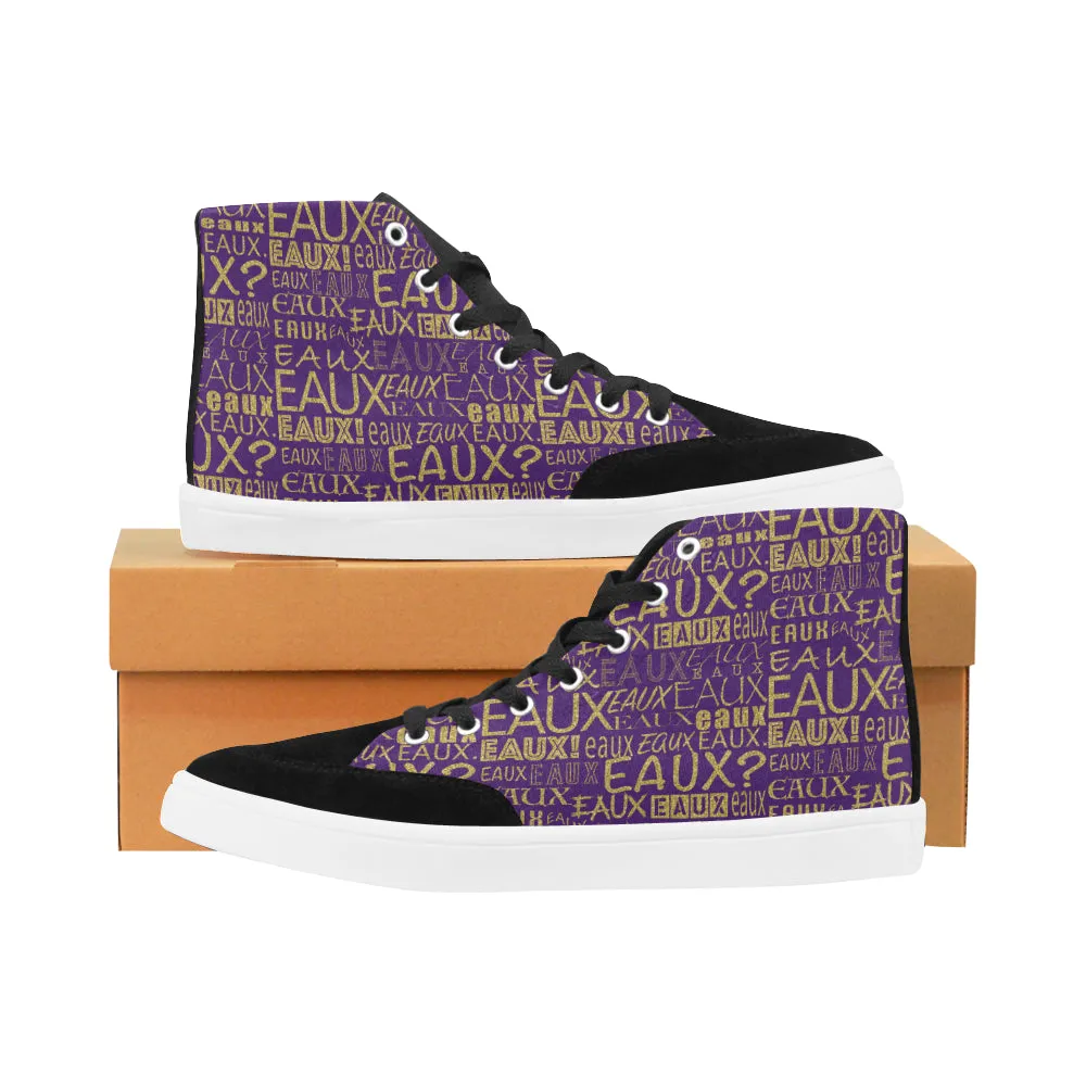 GOLD ALLEAUXVER MEN'S HI-TOP SHOES