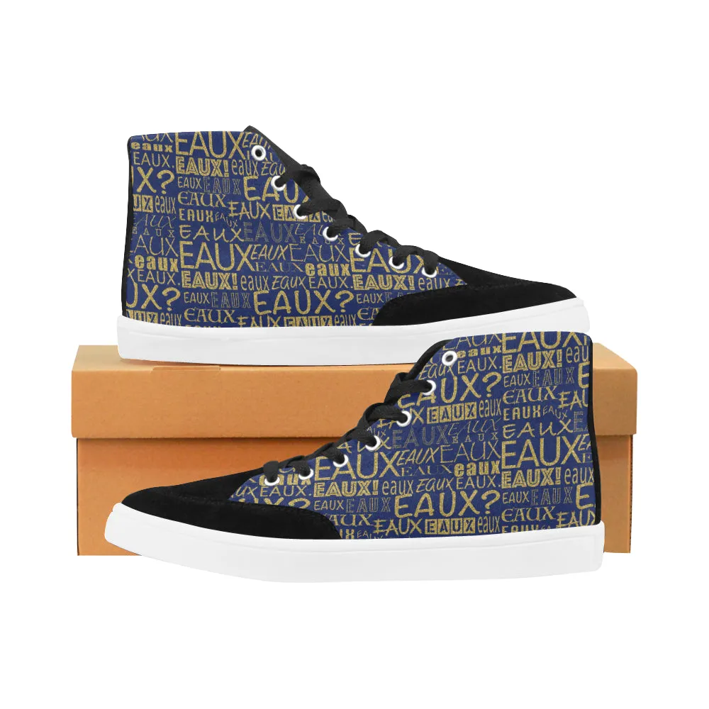 GOLD ALLEAUXVER MEN'S HI-TOP SHOES