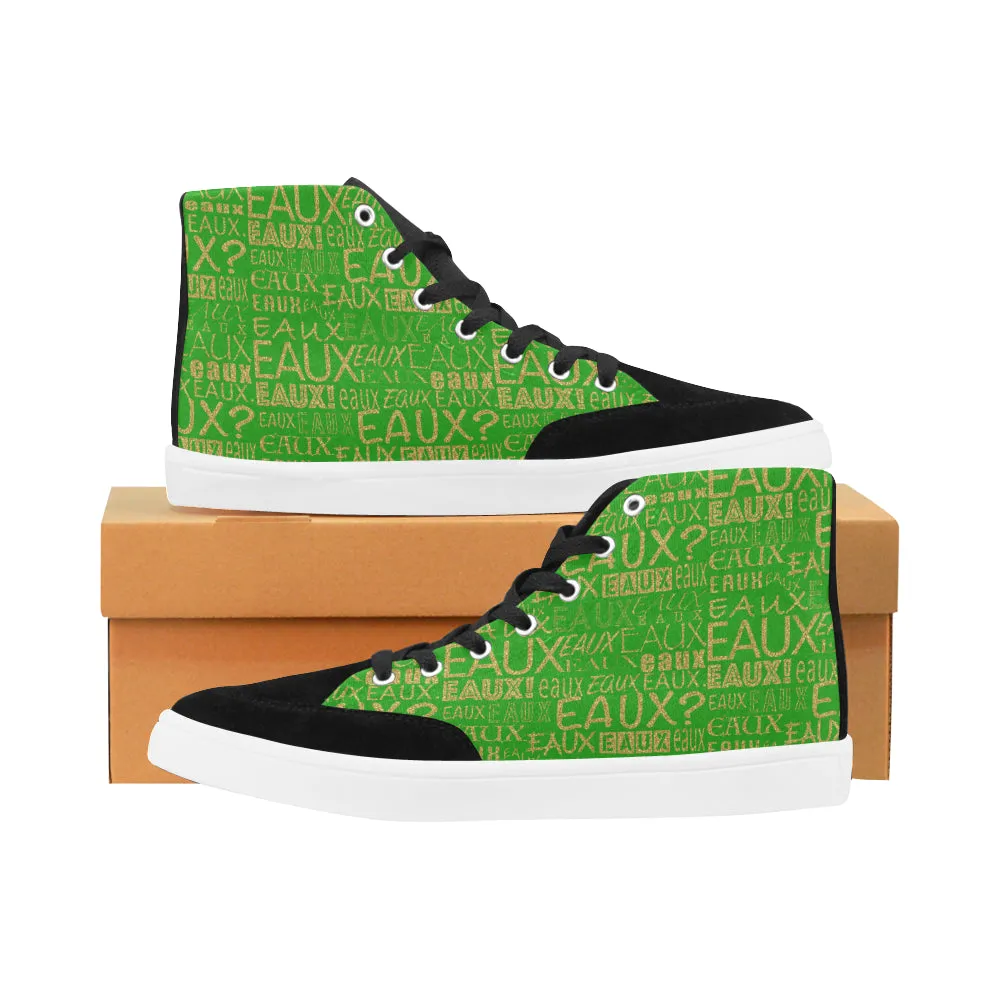 GOLD ALLEAUXVER MEN'S HI-TOP SHOES