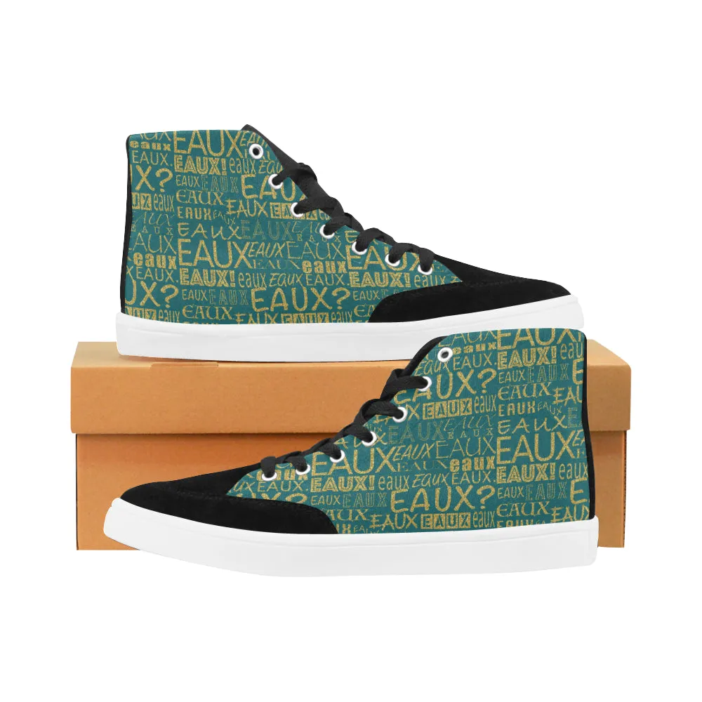 GOLD ALLEAUXVER MEN'S HI-TOP SHOES