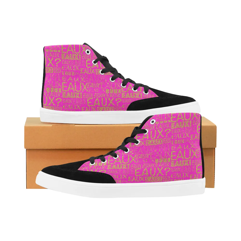 GOLD ALLEAUXVER WOMEN'S HI-TOP SHOES