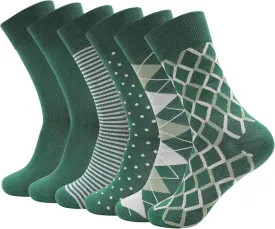 Mens Lightweight Dress Socks Combed Cotton Quick Dry Anti Odor Size 8-13 Dress Socks for Men