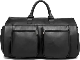 seyfocnia Convertible Travel Garment Bag,Carry on Garment Duffel Bag for Men Women - 2 in 1 Hanging Suitcase Suit Business Travel Bag